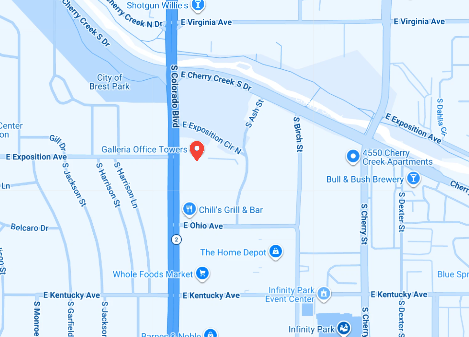 <ap of office location.